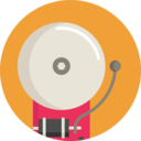 education,Tools and utensils,school bell,notification,alarm,bell